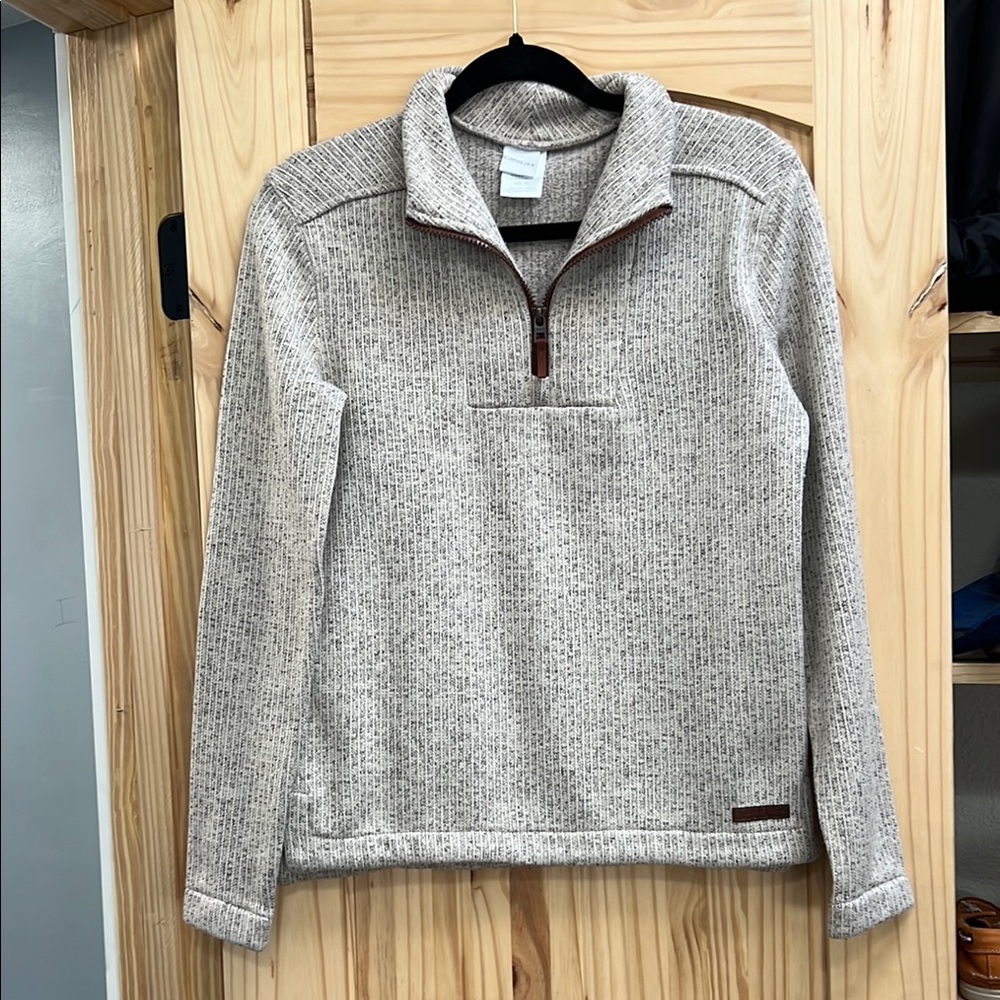 Columbia Beige Quarter-Zip Pullover